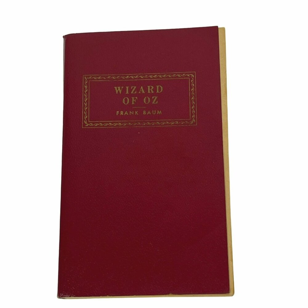 Vintage Wizard of Oz Frank Baum Leatherette Paperback Family Classics Novel